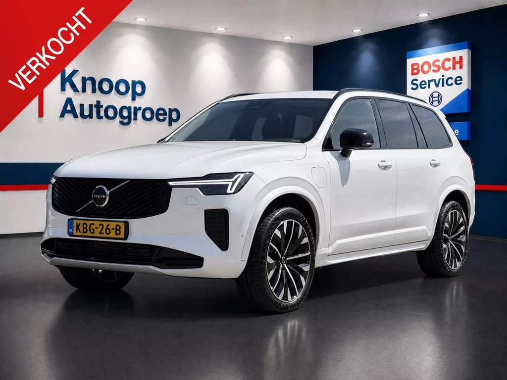 Volvo XC90 2.0 T8 Plug-in hybrid AWD Ultra Dark | Luchtvering | 360 | B&amp;W | Stoelventilatie | Pano | Elektr. Trekhaak | Leer | LED ( Vestiging - Nieuwegein )