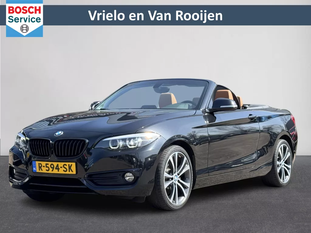 BMW 2-serie Cabrio 220i High Executive | Automaat | ACC | Cruise | Lederenstuurwiel | LM velgen | Navi | Voorstoelen verwarmd | ( Vestiging - Nieuwegein )