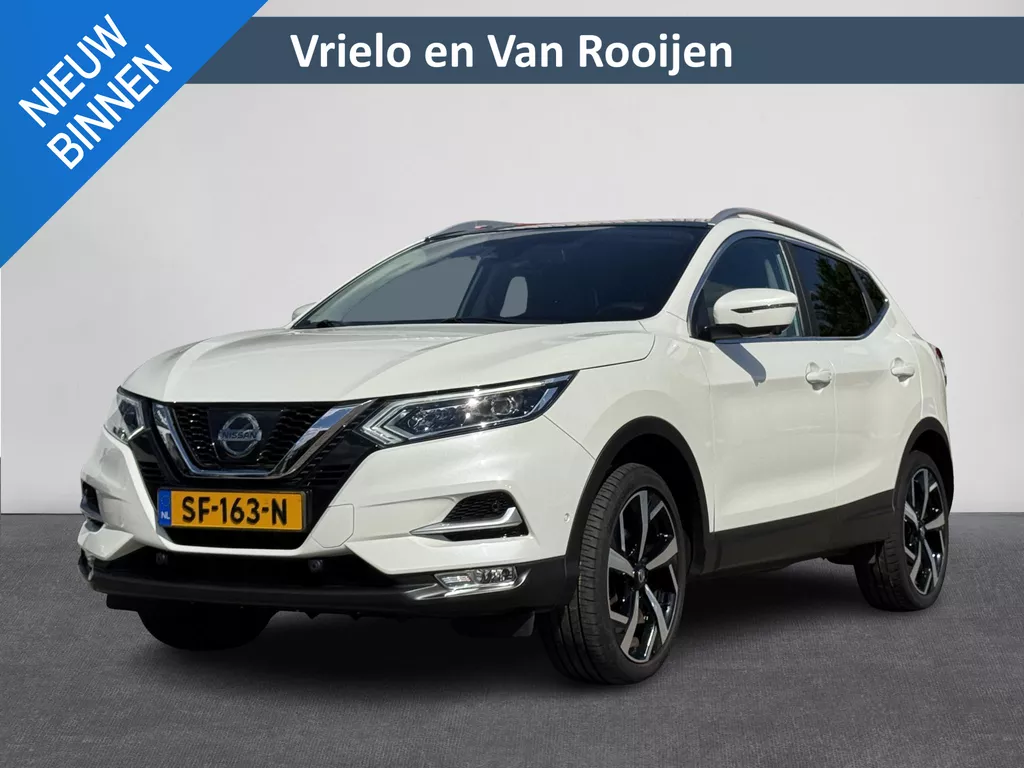 Nissan Qashqai 1.6 Tekna + 1500 KG trekgewicht! | Trekhaak | Pano | Leer | Stoelverw. | 360 Camera ( Vestiging - Nieuwegein )