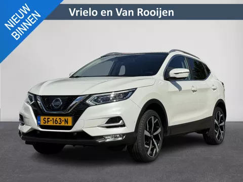 Nissan Qashqai 1.6 Tekna + 1500 KG trekgewicht! | Trekhaak | Pano | Leer | Stoelverw. | 360 Camera ( Vestiging - Nieuwegein )
