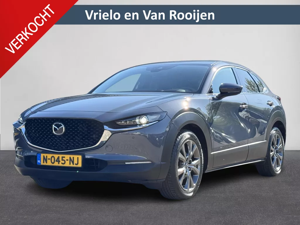 Mazda CX-30 2.0 e-SkyActiv-X M Hybrid Luxury BOSE | Stoel/Stuur verwarming | Elektrisch bedienbare achterklep | Airco | Navi ( Vestiging - Nieuwegein )